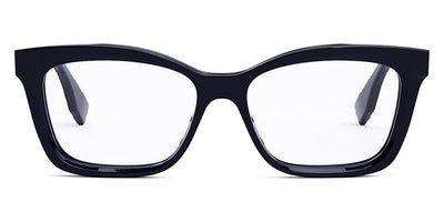 Fendi® FE50057I FEN FE50057I 090 52 - Shiny Solid Blue Eyeglasses