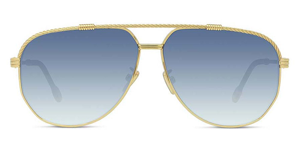 Fred® FG40024U FRD FG40024U 30W 60 - Shiny Endura Gold/Blue Sunglasses