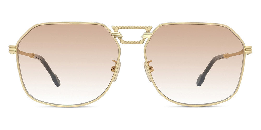 Fred® FG40038U FRD FG40038U 30F 62 - Shiny Gold/Brown Sunglasses