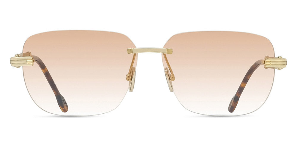 Fred® FG40048U FRD FG40048U 30F 59 - Shiny Gold/Light Brown Sunglasses