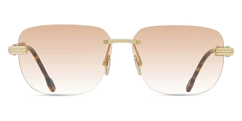 Fred® FG40048U FRD FG40048U 30F 59 - Shiny Gold/Light Brown Sunglasses