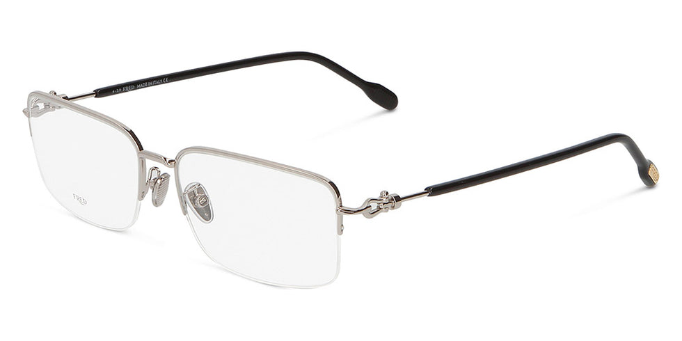 Fred® FG50017U FRD FG50017U 016 56 - Shiny Silver Eyeglasses