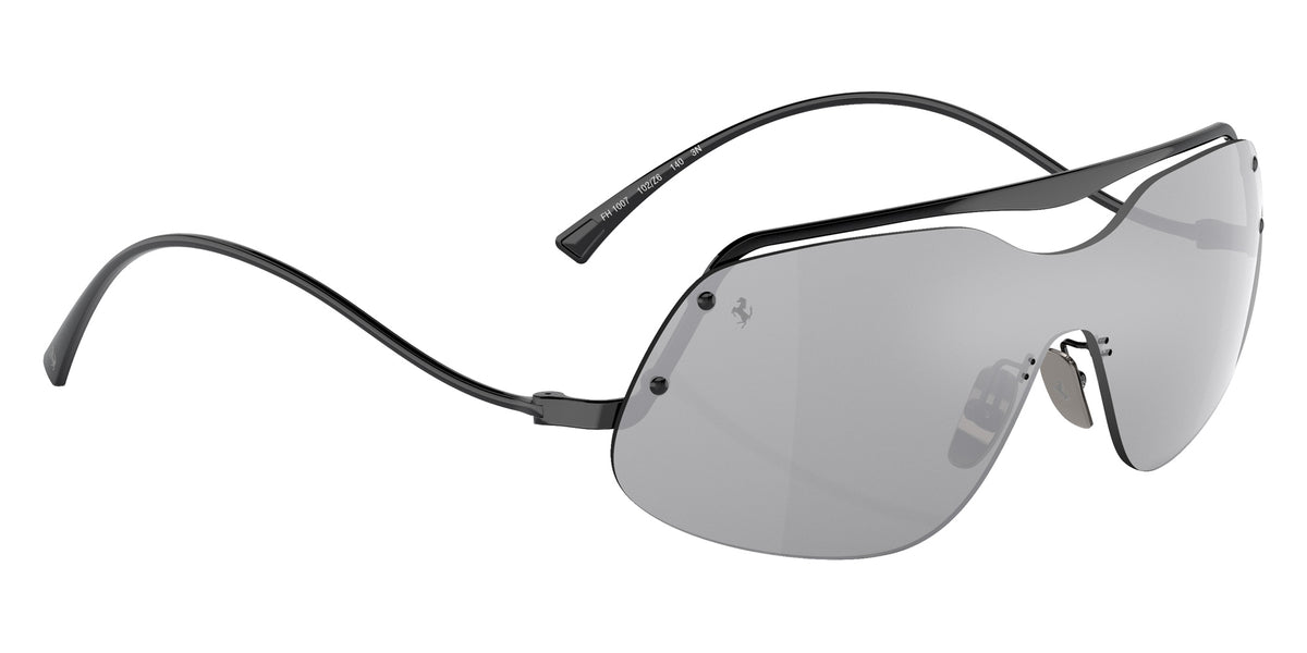 Ferrari® FH1007 Sunglasses - Black/Mirror Silver