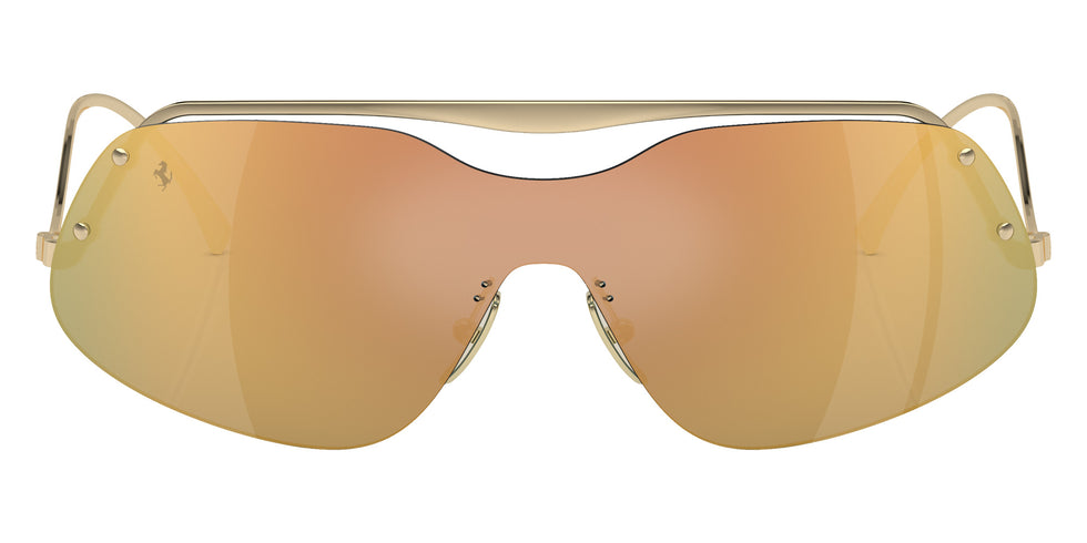 Ferrari® FH1007 Sunglasses - Pale Gold/Gold Mirror Blue