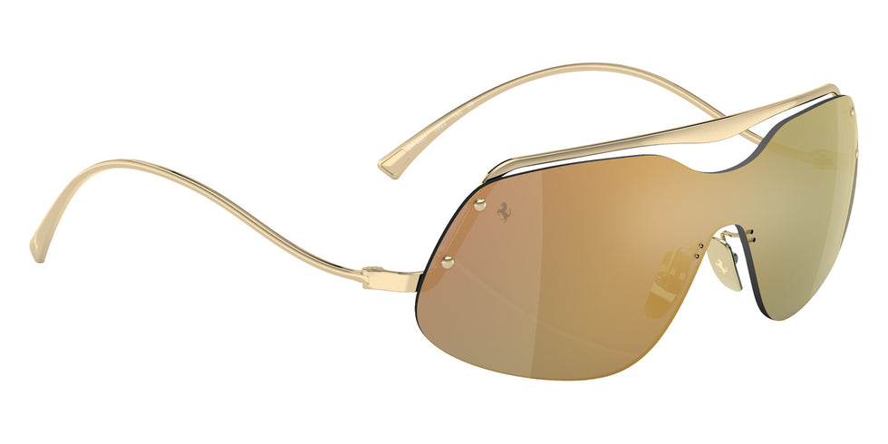 Ferrari® FH1007 Sunglasses - Pale Gold/Gold Mirror Blue