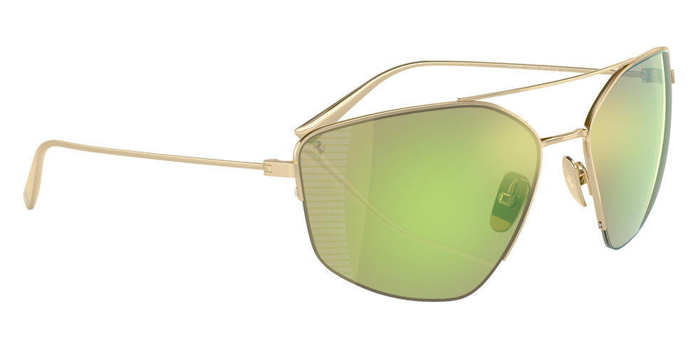 Ferrari® FH1009T Sunglasses - Pale Gold/Green Mirror
