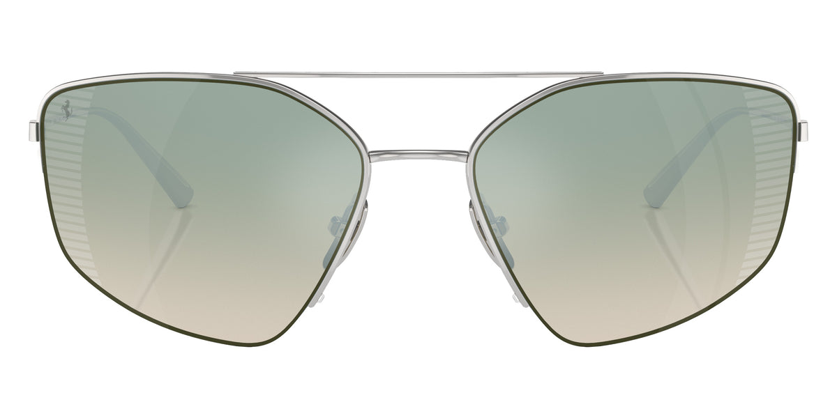 Ferrari® FH1009T Sunglasses - Silver/Gradient Green Mirror