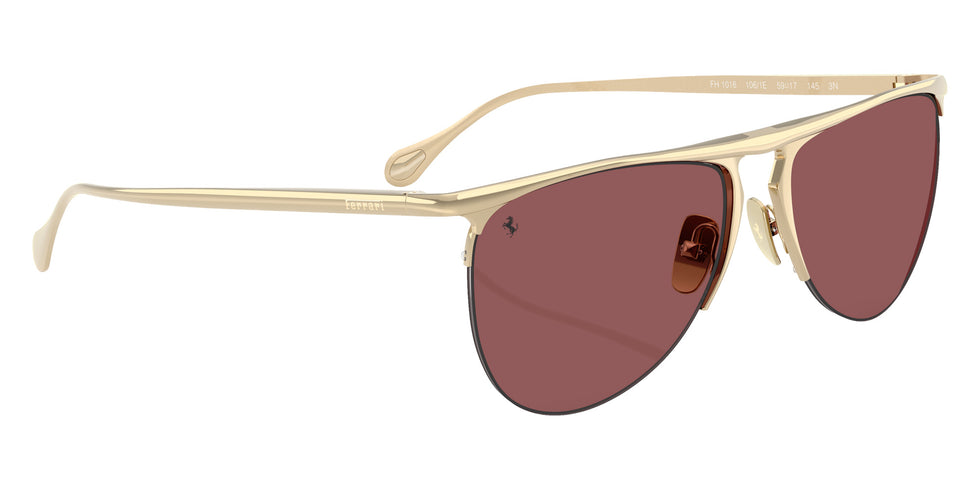 Ferrari® FH1016 Sunglasses - Pale Gold/Bordeaux