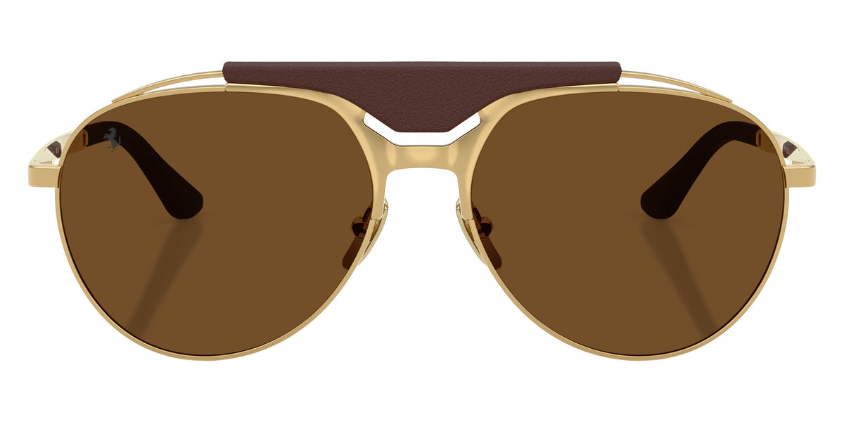 Ferrari® FH1020Q Sunglasses - Gold/Brown Polarized