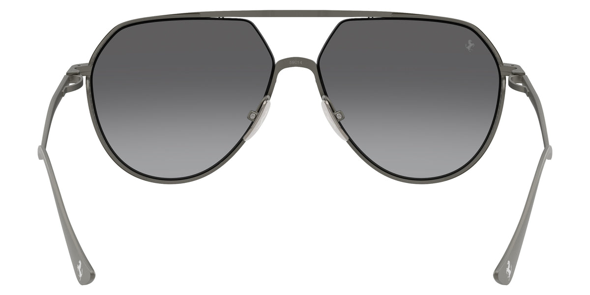 Ferrari® FH1021T Sunglasses - Matte Gunmetal/Gradient Grey Polarized