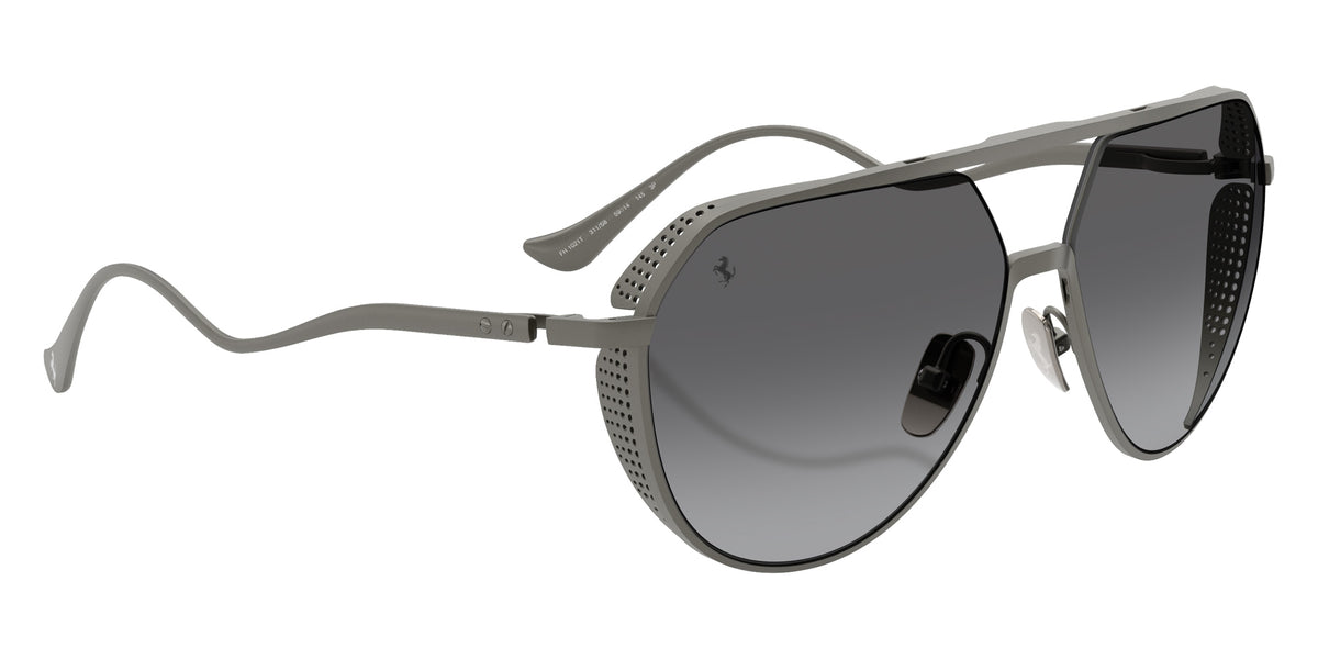 Ferrari® FH1021T Sunglasses - Matte Gunmetal/Gradient Grey Polarized