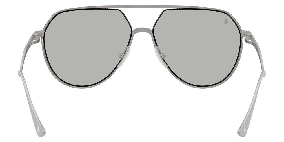 Ferrari® FH1021T Sunglasses - Matte Silver/Silver Mirror