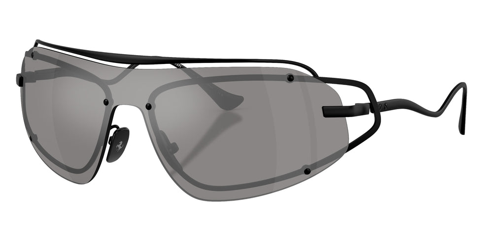 Ferrari® FH1023T Sunglasses - Matte Black/Grey Mirror Silver Gradient