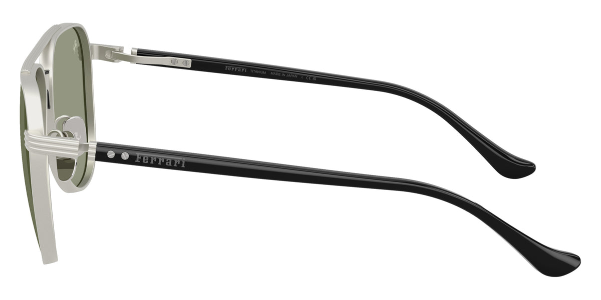 Ferrari® FH1028T Sunglasses - Silver Matte/Dark Green/Red