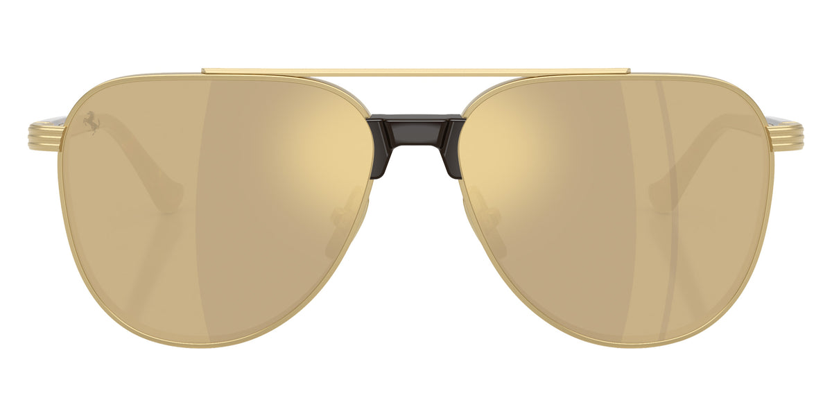 Ferrari® FH1028T Sunglasses - Gold Matte/Clear Yellow Gold