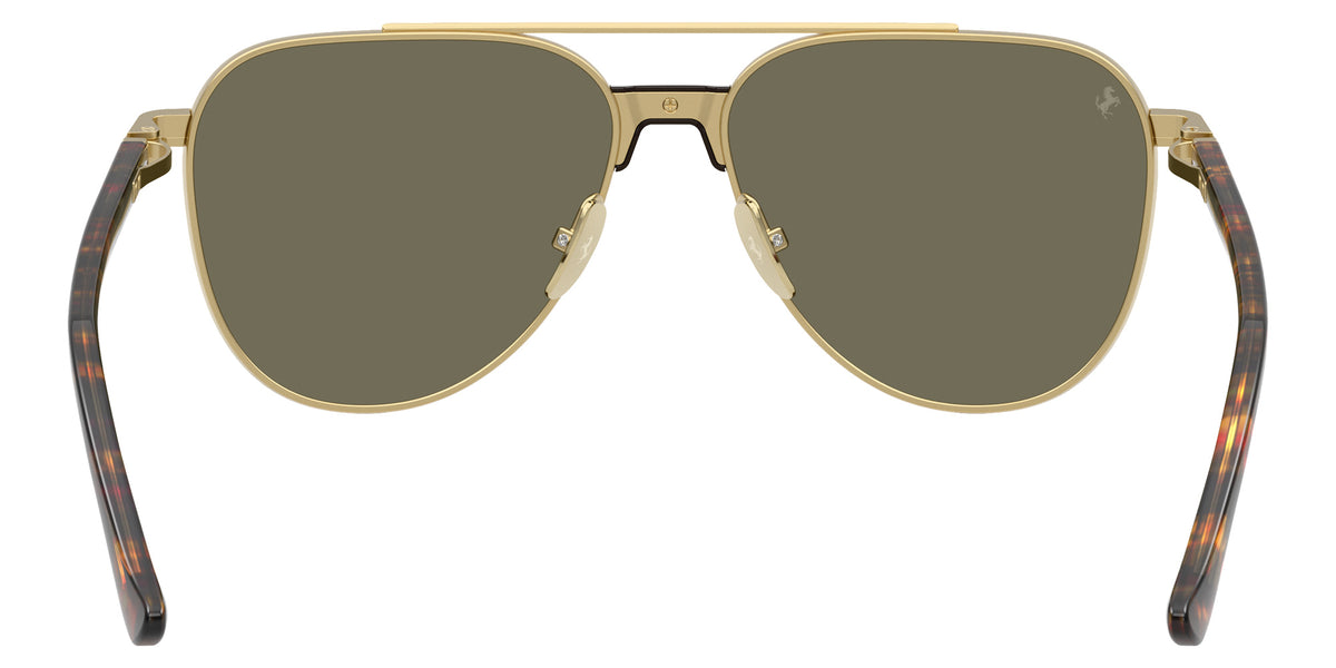 Ferrari® FH1028T Sunglasses - Gold Matte/Clear Yellow Gold