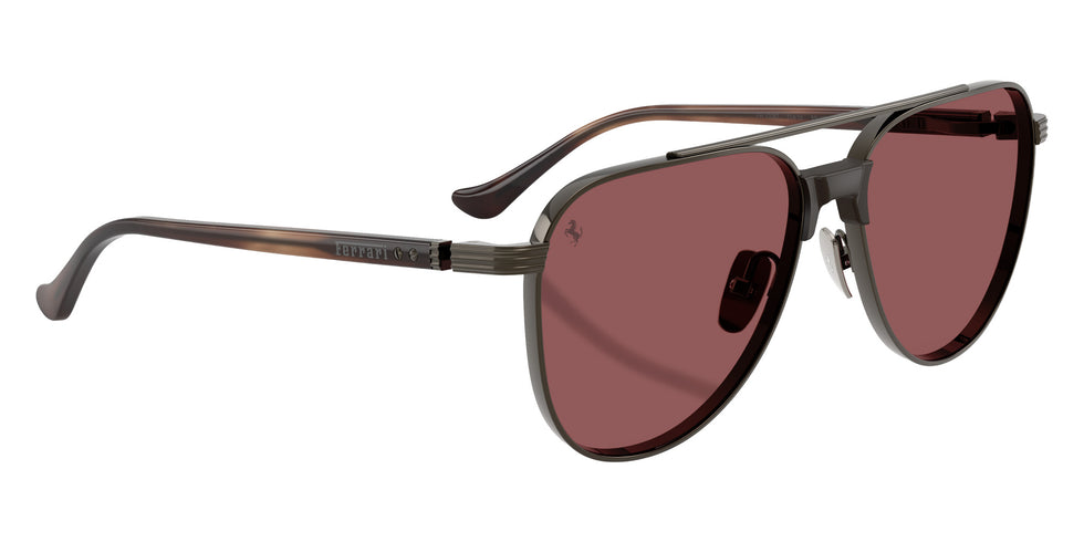 Ferrari® FH1028T Sunglasses - Gunmetal Shiny/Red Contrast