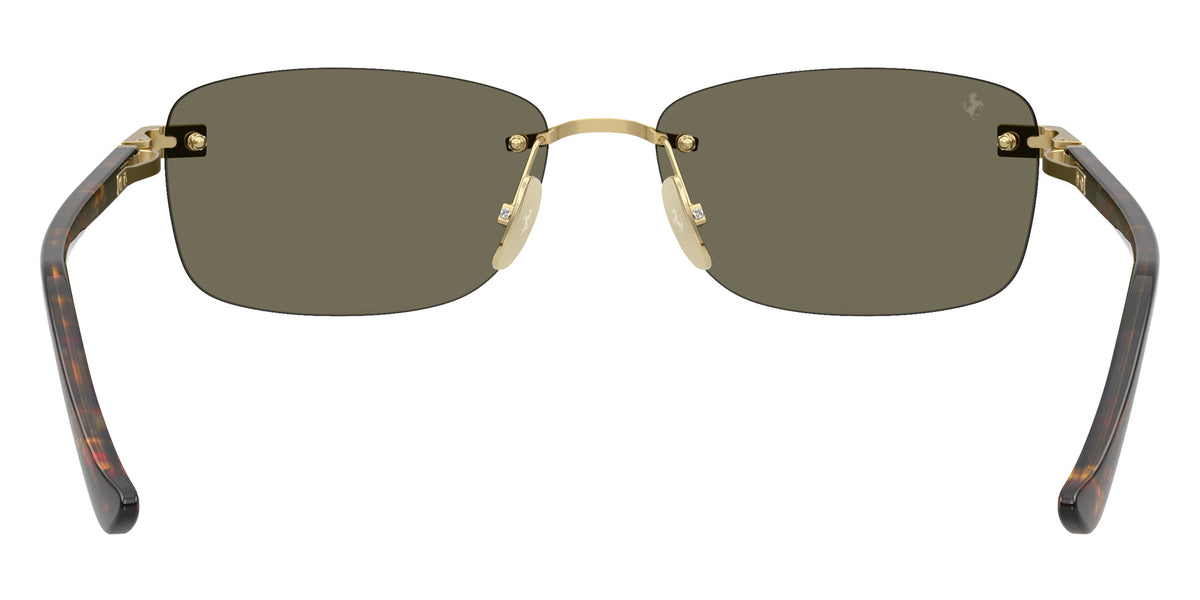 Ferrari® FH1029TD Sunglasses - Gold Matte/Clear Mirror Yellow Gold