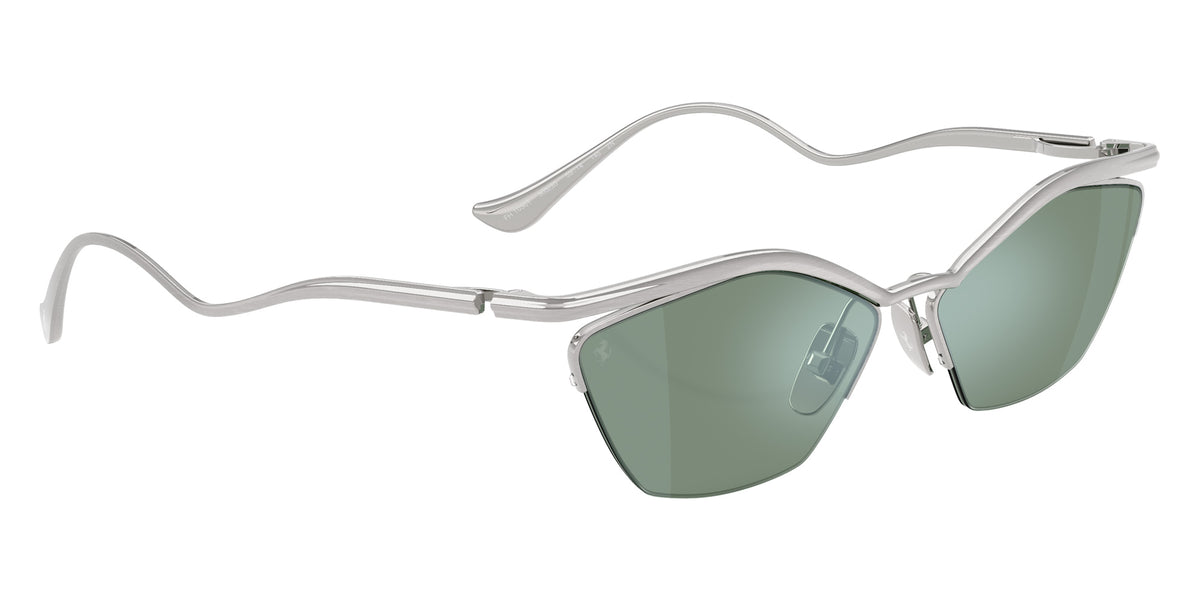 Ferrari® FH1030T Sunglasses - Silver Brushed/Light Blue Mirror