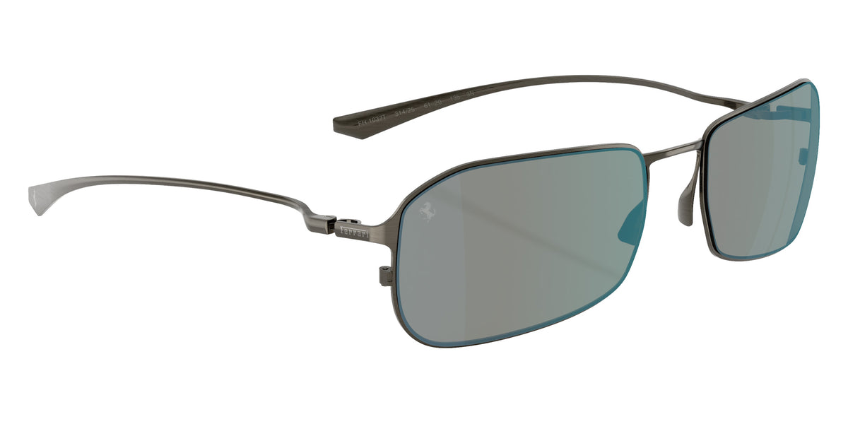 Ferrari® FH1037T Sunglasses - Gunmetal Shiny/Grey Mirror Blue