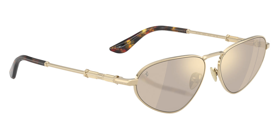 Ferrari® FH1038 Sunglasses - Pale Gold/Clear White Gold Mirror