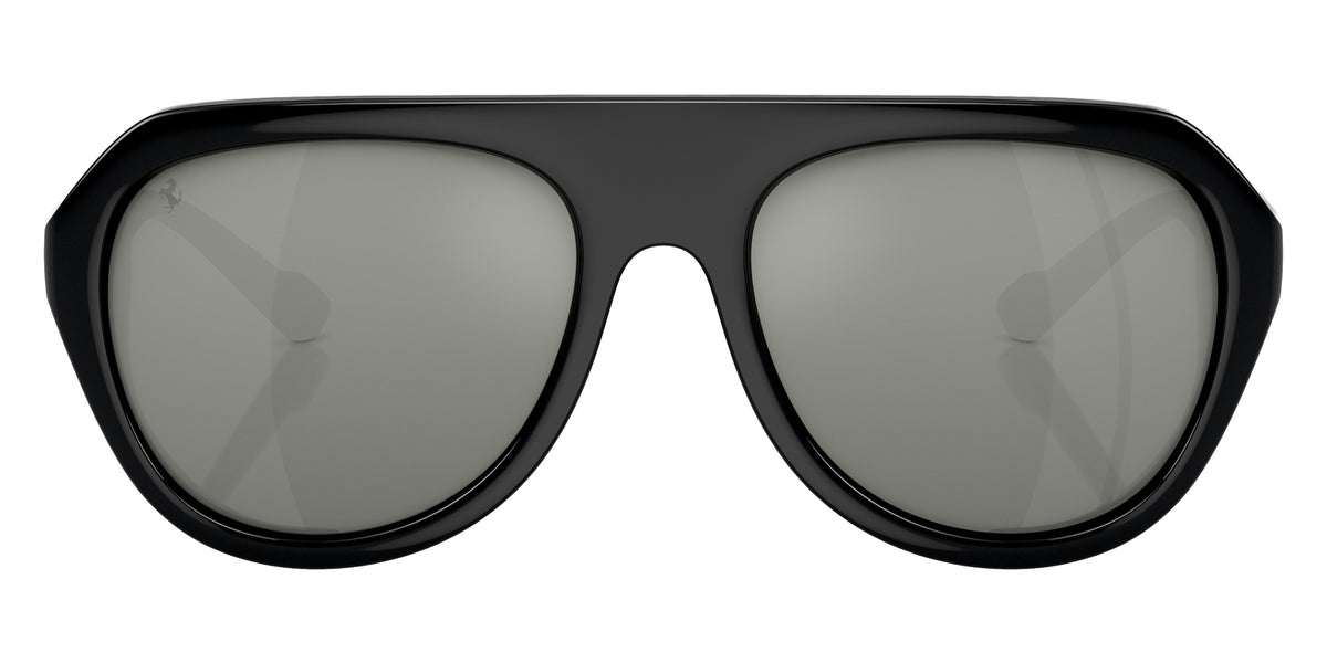 Ferrari® FH2002QU Sunglasses - Black/Mirror Silver Polarized