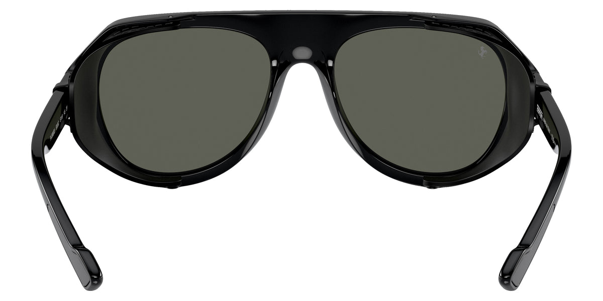Ferrari® FH2002QU Sunglasses - Black/Mirror Silver Polarized