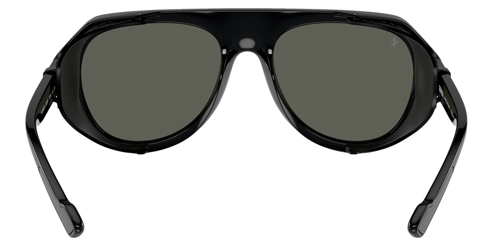Ferrari® FH2002QU Sunglasses - Black/Mirror Silver Polarized