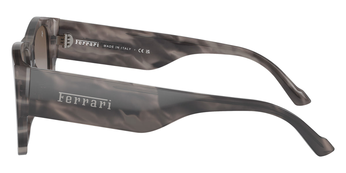 Ferrari® FH2003U Sunglasses - Striped Grey/Gradient Green Mirror