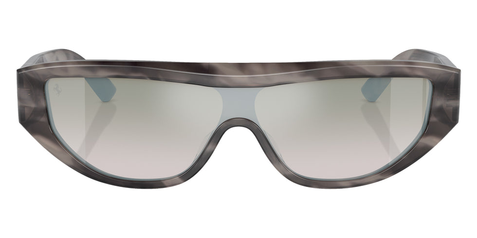 Ferrari® FH2004U Sunglasses - Striped Grey/Gradient Green Mirror
