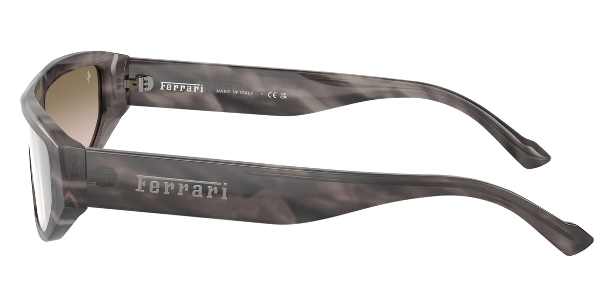 Ferrari® FH2004U Sunglasses - Striped Grey/Gradient Green Mirror