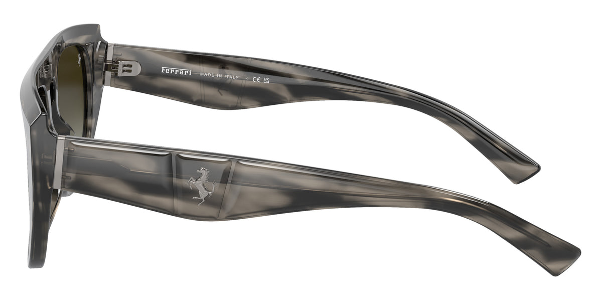 Ferrari® FH2005U Sunglasses - Striped Grey/Gradient Green Mirror