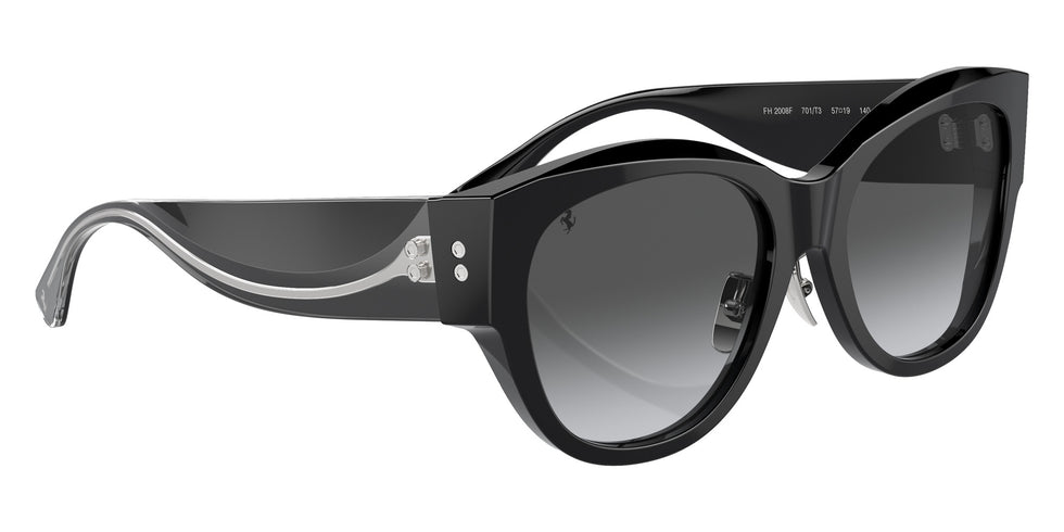 Ferrari® FH2008F Sunglasses - Black/Grey Gradient Polar