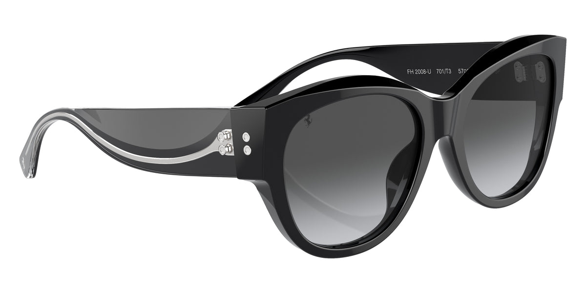 Ferrari® FH2008U Sunglasses - Black/Grey Gradient Polarized