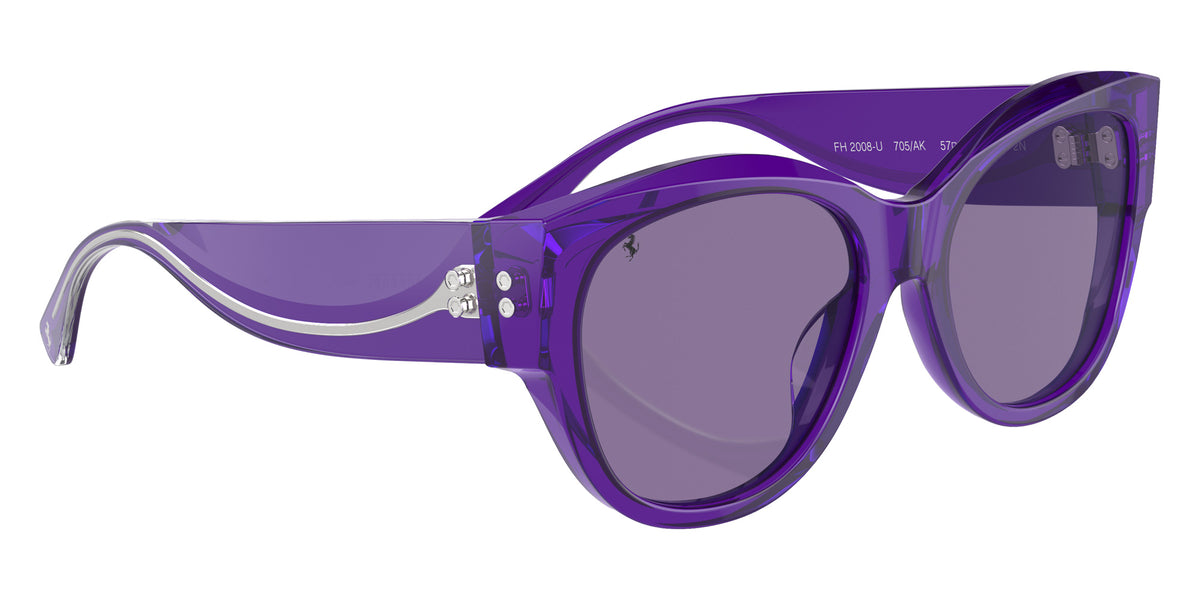 Ferrari® FH2008U Sunglasses - Transparent Violet/Violet