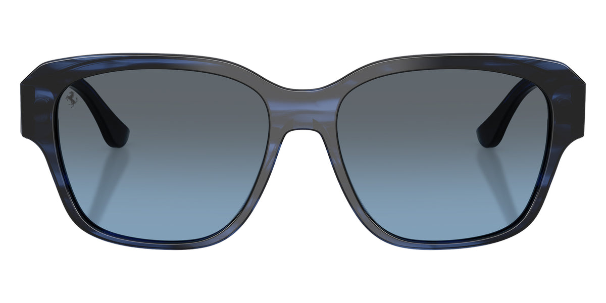 Ferrari® FH2016D Sunglasses - Striped Blue/Polarized Blue Gradient