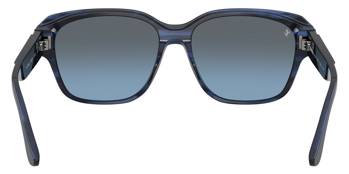 Ferrari® FH2016D Sunglasses - Striped Blue/Polarized Blue Gradient
