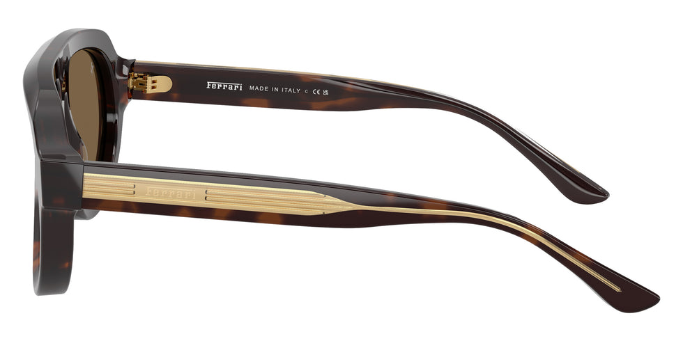 Ferrari® FH2019U Sunglasses - Brown Tortoise/Brown Mirror Gold