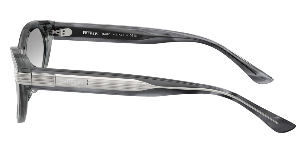 Ferrari® FH2020U Sunglasses - Striped Blue/Clear Mirror Gradient Grey