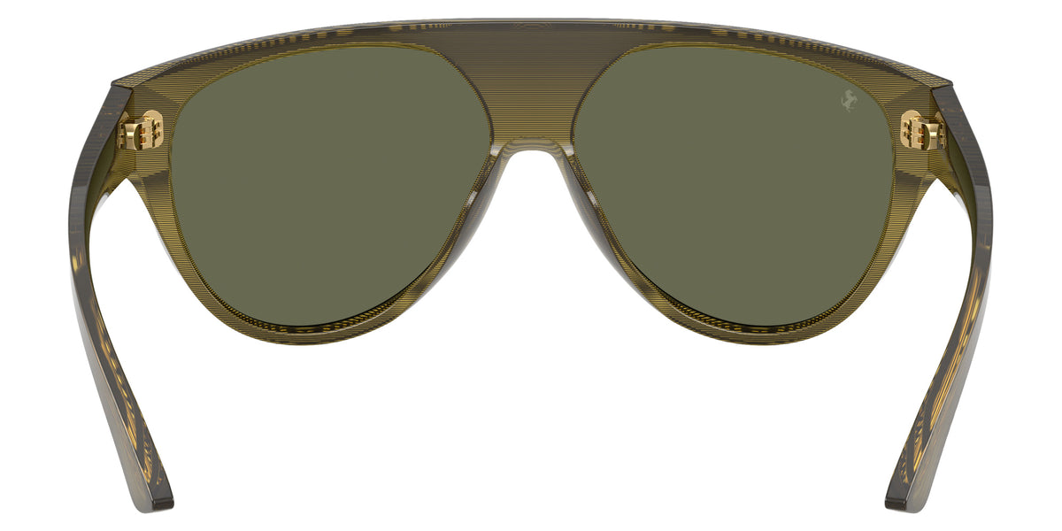 Ferrari® FH2024U Sunglasses - Striped Green/Polarized Green