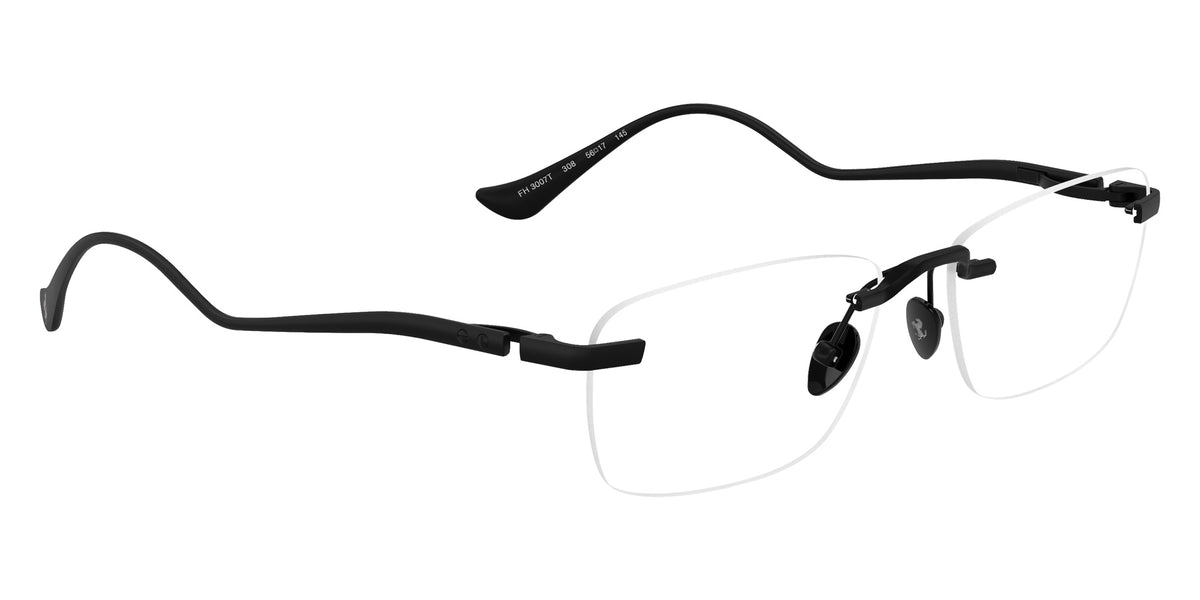 Ferrari® FH3007T Eyeglasses - Matte Black