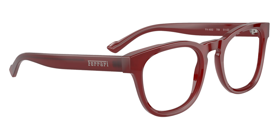 Ferrari® FH4002 Eyeglasses - Transparent Red