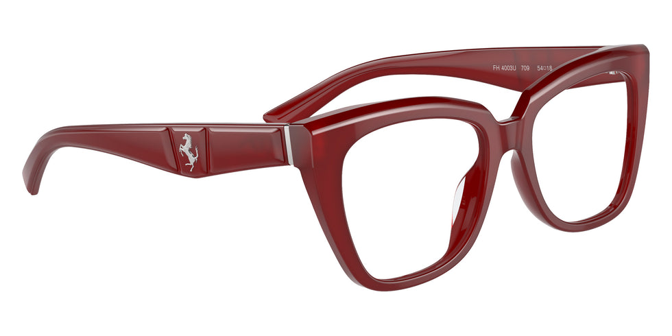 Ferrari® FH4003U Eyeglasses - Transparent Red