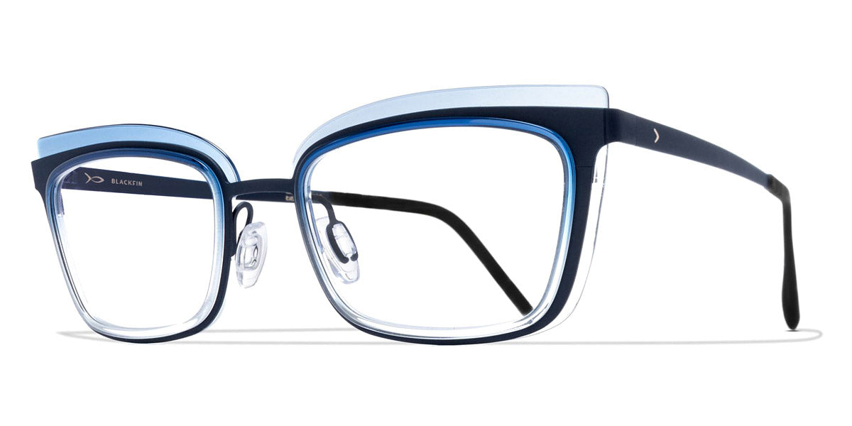 Blackfin® FLAMINGO BEACH BLF FLAMINGO BEACH 1119 52 - Blue/Gradient Blue Acetate Eyeglasses