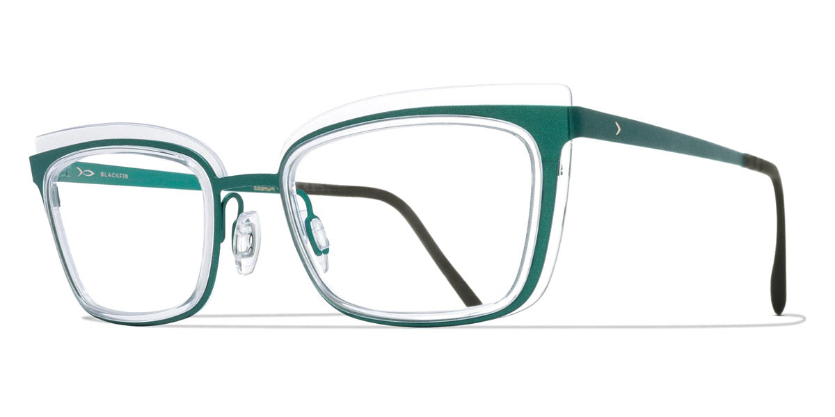 Blackfin® FLAMINGO BEACH BLF FLAMINGO BEACH 1141 52 - Green/Crystal Acetate Eyeglasses