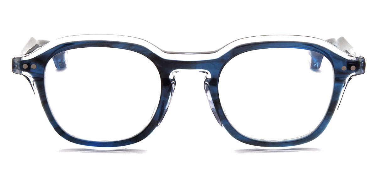 Blake Kuwahara® FLETCHER BLK FLETCHER BLUE HORN 48 - BLUE HORN Eyeglasses