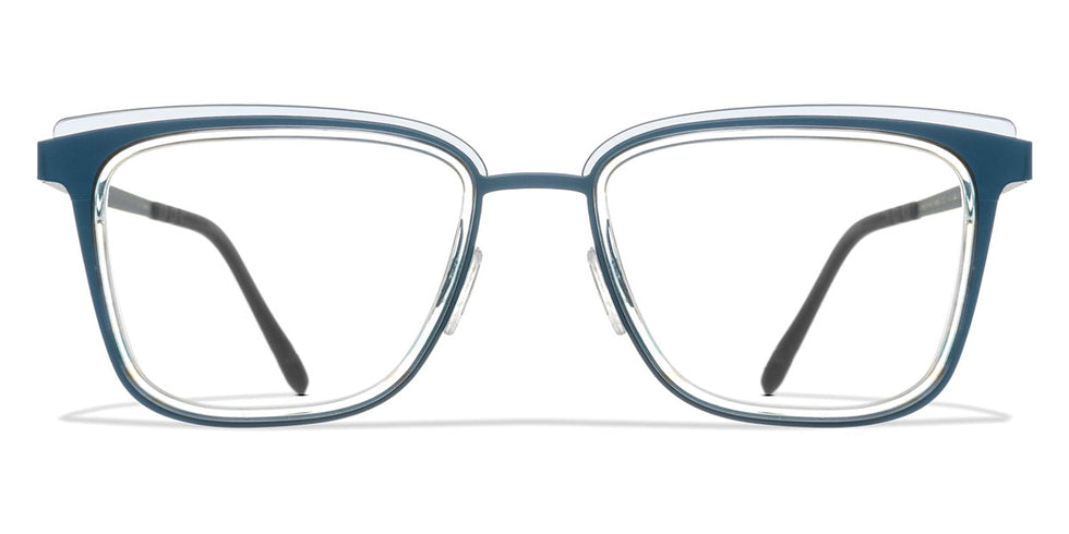 Blackfin® FLOWER CAVE BLF FLOWER CAVE 1145 50 - Green/Streaked Green-Brown Acetate Eyeglasses