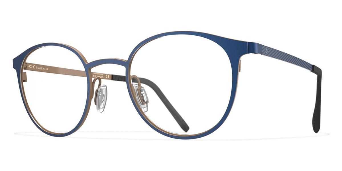 Blackfin® FORT STEVENS BLF FORT STEVENS 1196 46 - Blue/Dove Brown Eyeglasses