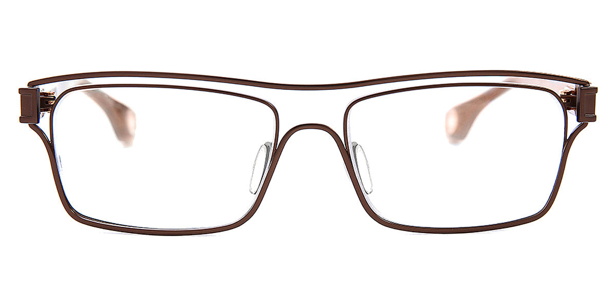 Blake Kuwahara® FOWLER BLK FOWLER ANTIQUE BROWN 55 - ANTIQUE BROWN Eyeglasses