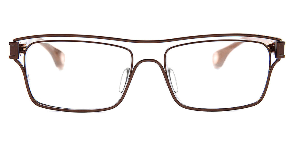 Blake Kuwahara® FOWLER BLK FOWLER ANTIQUE BROWN 55 - ANTIQUE BROWN Eyeglasses